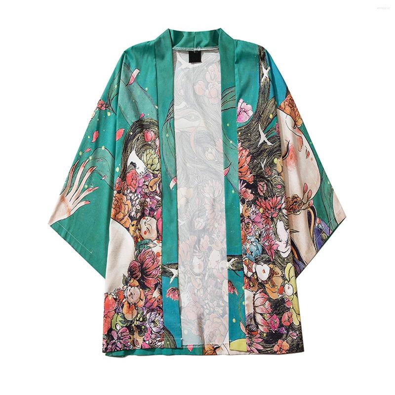 Men's T Shirts Cardigan Style Loose Print Cover Up Japanese Open Front Men's Vintage Tops Work Wear Korean Fashion, Multicolor
Men's T Shirts Cardigan Style Loose Print Cover Up Japanese Open Front Men's Vintage Tops Work Wear Korean Fashion, Multicolor
