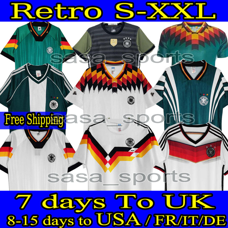World cup 1990 1992 1994 1998 1988 Germany Retro Littbarski BALLACK Soccer Jersey KLINSMANN Matthias home shirt KALKBRENNER JERSEY 1996 2004, 98 away
World cup 1990 1992 1994 1998 1988 Germany Retro Littbarski BALLACK Soccer Jersey KLINSMANN Matthias home shirt KALKBRENNER JERSEY 1996 2004, 98 away