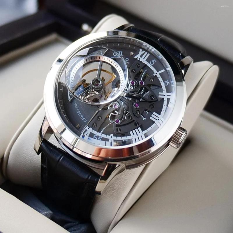 Wristwatches OBLVLO Fashion Analog Skeleton Mechanical Watches Top Brand Sapphire Glass Waterproof Men Automatic Reloj Hombre, Obl8238-ybb
Wristwatches OBLVLO Fashion Analog Skeleton Mechanical Watches Top Brand Sapphire Glass Waterproof Men Automatic Reloj Hombre, Obl8238-ybb