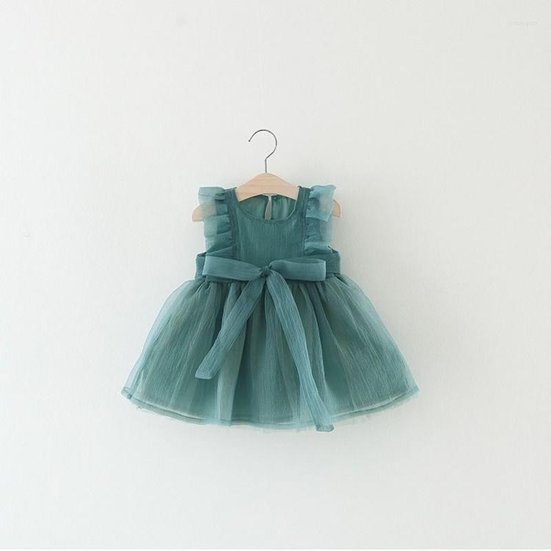 Girl Dresses Infant Summer Kids Korean Sleeveless Bow Mesh Princess Dress Toddler Birthday Party Baby Girls Clothes, Green
Girl Dresses Infant Summer Kids Korean Sleeveless Bow Mesh Princess Dress Toddler Birthday Party Baby Girls Clothes, Green