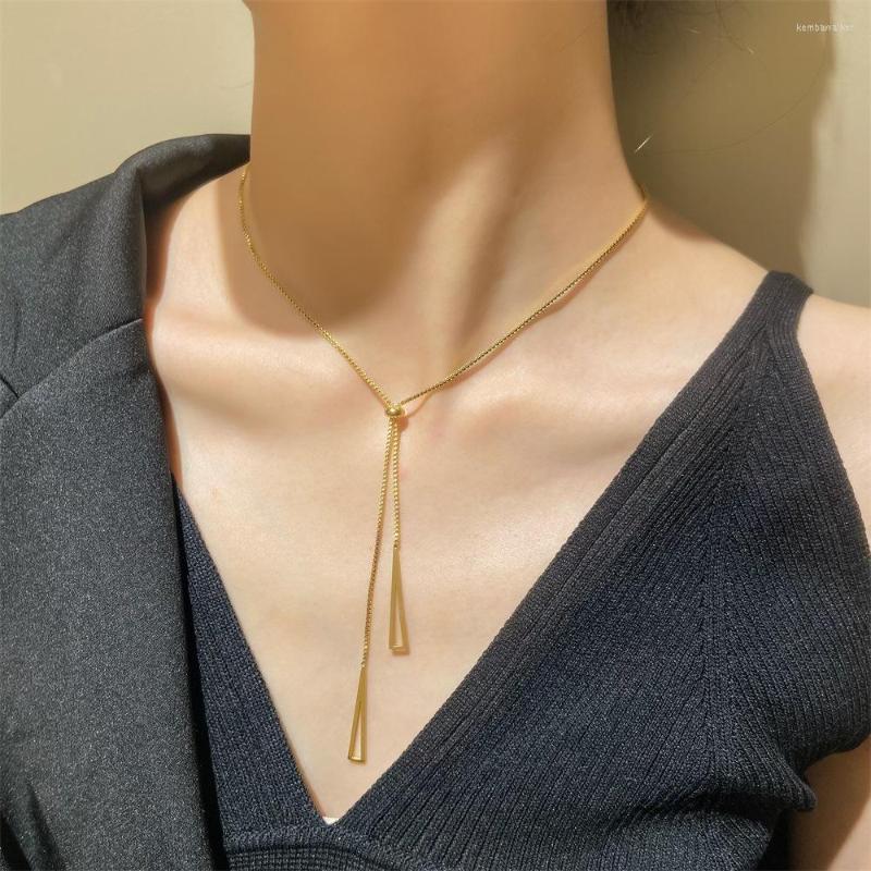 Pendant Necklaces Gold Color Punk Geometric Stainless Steel Necklace For Women 2023 Trend Party Gift Fashion Jewelry
Pendant Necklaces Gold Color Punk Geometric Stainless Steel Necklace For Women 2023 Trend Party Gift Fashion Jewelry