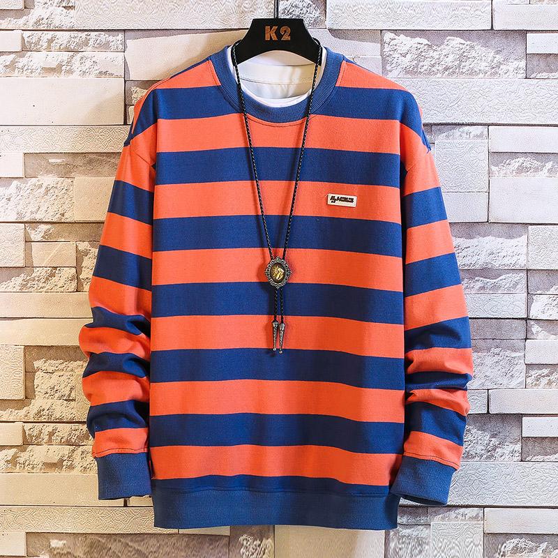Men's Hoodies Hoodie Spring And Autumn Casual Sports Comfortable Bright Color Striped Loose-Fit Crew Neck Fashion Wild-Clothes, Black
Men's Hoodies Hoodie Spring And Autumn Casual Sports Comfortable Bright Color Striped Loose-Fit Crew Neck Fashion Wild-Clothes, Black