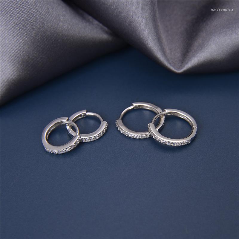 Hoop Earrings DX3 Real 925 Sterling Silver Shiny Zircon Small Huggie Hoops For Women Girls
Hoop Earrings DX3 Real 925 Sterling Silver Shiny Zircon Small Huggie Hoops For Women Girls
