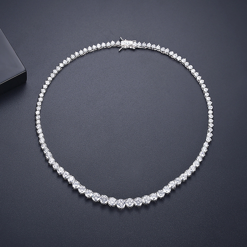 Strands Strings Trendy Lovers Necklace Lab Diamond Cz Stone White Gold Filled chorker Pendant Necklaces for Women Bridal Party Wedding jewelry 230313
Strands Strings Trendy Lovers Necklace Lab Diamond Cz Stone White Gold Filled chorker Pendant Necklaces for Women Bridal Party Wedding jewelry 230313