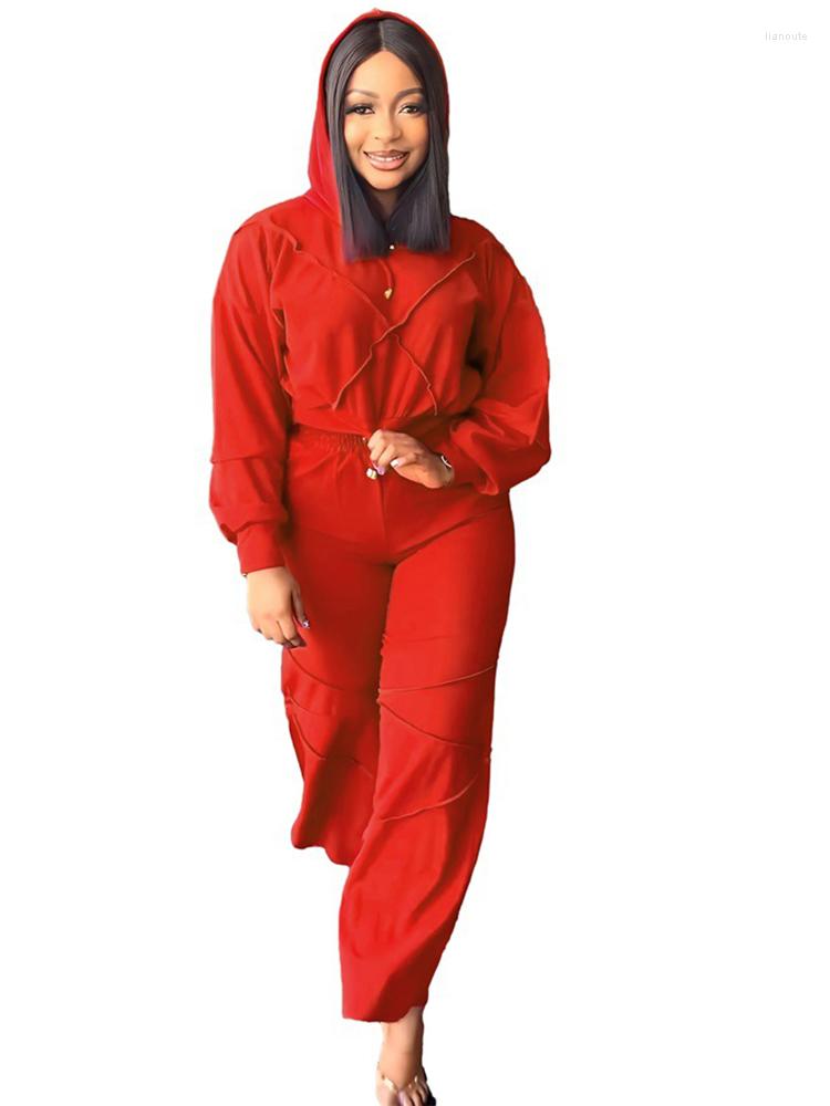 Ethnic Clothing African Trackuit Set Clothes Women Hooded Tops Wide Leg Pants Suits Autumn Solid Fashion Casual Matching Outfits
Ethnic Clothing African Trackuit Set Clothes Women Hooded Tops Wide Leg Pants Suits Autumn Solid Fashion Casual Matching Outfits