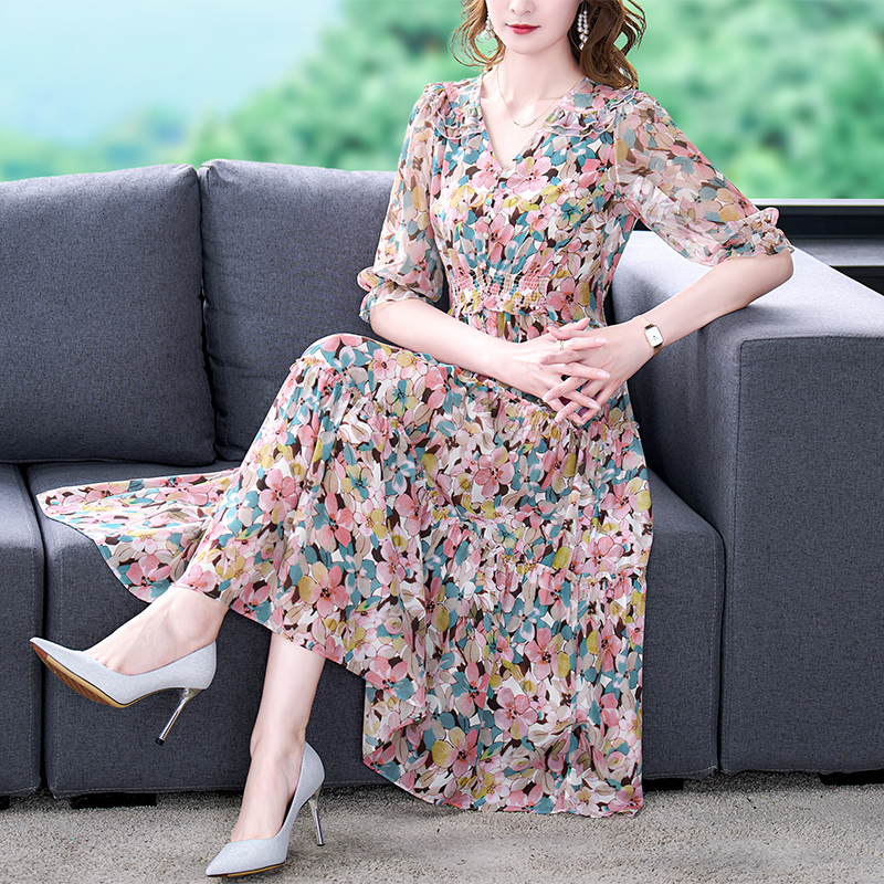 Casual Dresses Beach Midi Floral Spring Summer Dress Women Tunics Fashion Elegant Bodycon Boho Party Chiffon Casual Prom Evening Dresses 230313, Pink
Casual Dresses Beach Midi Floral Spring Summer Dress Women Tunics Fashion Elegant Bodycon Boho Party Chiffon Casual Prom Evening Dresses 230313, Pink
