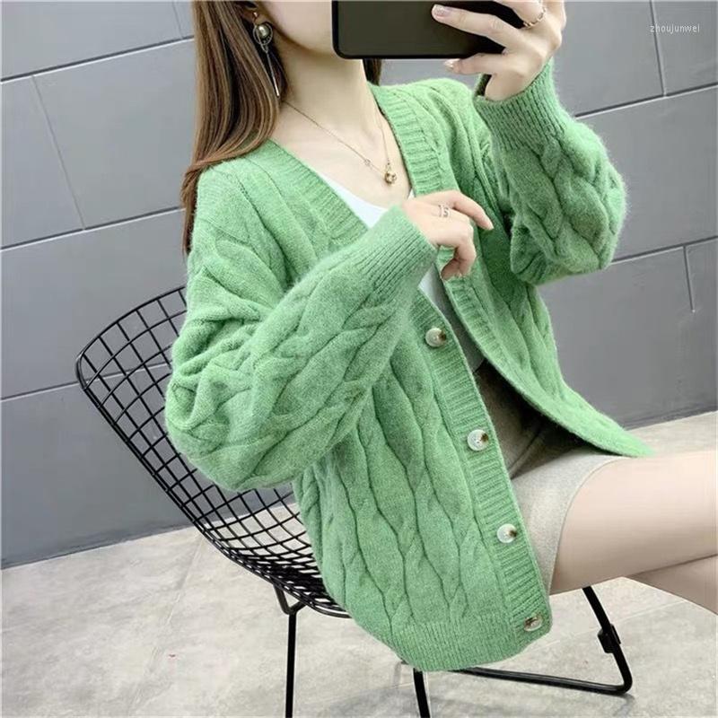 Women's Knits 022 Women's Knitted Cardigan Sweater Loose Fashion Autumn Single-Breasted Casual Jacket Coat Women Tops, Pink
Women's Knits 022 Women's Knitted Cardigan Sweater Loose Fashion Autumn Single-Breasted Casual Jacket Coat Women Tops, Pink
