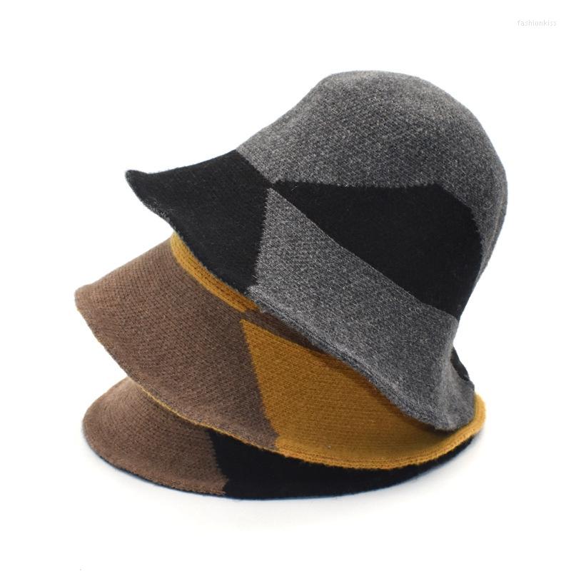 Berets WZCX Stitching Color Knitting Keep Warm Dome Fisherman'S Hat Collapsible Korean Version Autumn Winter Basin Cap Wool, 01
Berets WZCX Stitching Color Knitting Keep Warm Dome Fisherman'S Hat Collapsible Korean Version Autumn Winter Basin Cap Wool, 01