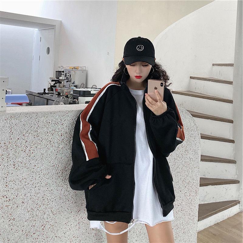 Women's Jackets Deeptown Baseball Jacket Women Oversized Korean Streetwear Fashion Warm Autumn Winter Female College Loose Coats Bomber, Black
Women's Jackets Deeptown Baseball Jacket Women Oversized Korean Streetwear Fashion Warm Autumn Winter Female College Loose Coats Bomber, Black