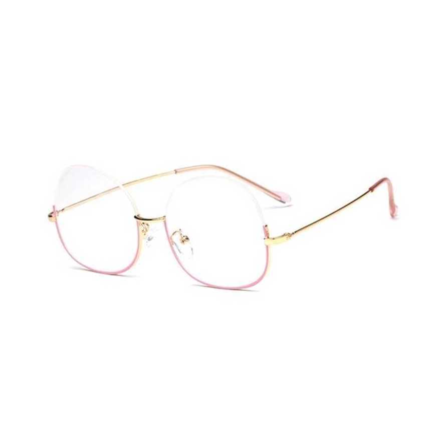 Metal frame half rim clear women eye gold glasses men optical designer eyewear frames 1887OLO
Metal frame half rim clear women eye gold glasses men optical designer eyewear frames 1887OLO