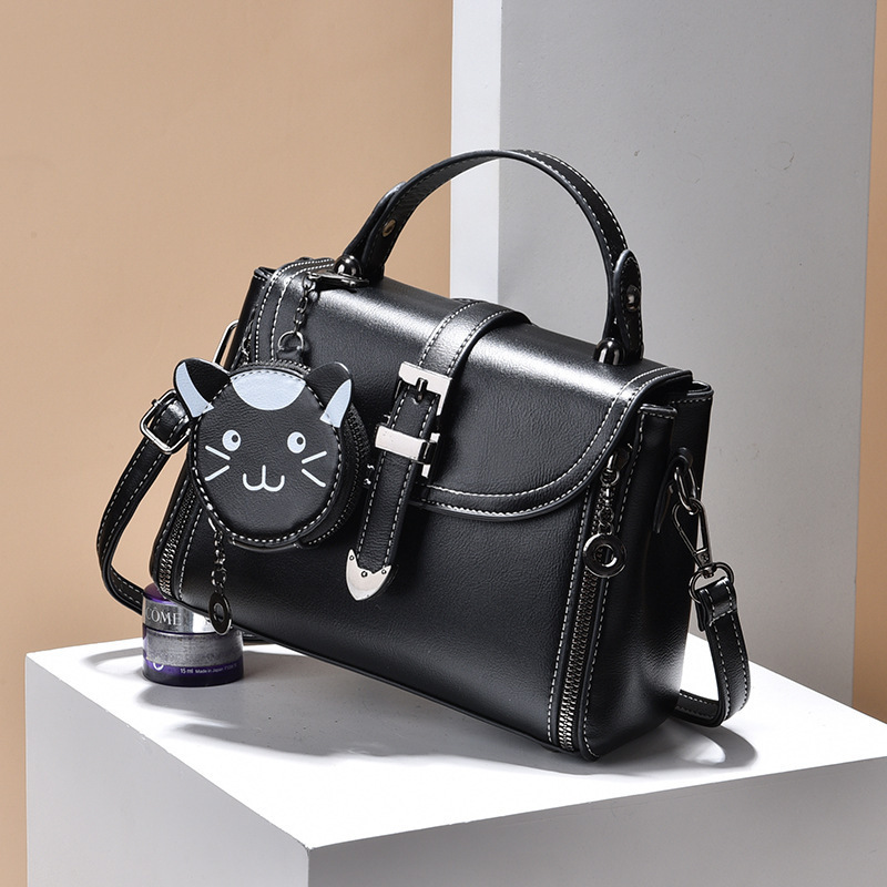 Fashion Portable 2023 Autumn and Winter New Single Shoulder Crossbody Small Square Bag Cute Cartoon Cat Handbag Commuter, 22*12*17cm
Fashion Portable 2023 Autumn and Winter New Single Shoulder Crossbody Small Square Bag Cute Cartoon Cat Handbag Commuter, 22*12*17cm