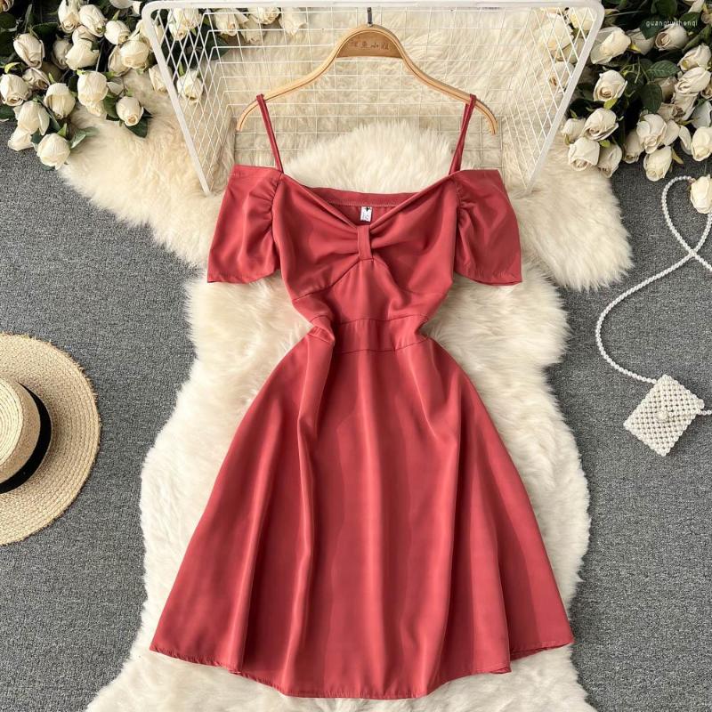 Casual Dresses ZCWXM 2023 Summer Women Off Shoulder Vestidos French Style Solid A-line Mini Dress Short Sleeve Ladies Sundress, Black
Casual Dresses ZCWXM 2023 Summer Women Off Shoulder Vestidos French Style Solid A-line Mini Dress Short Sleeve Ladies Sundress, Black