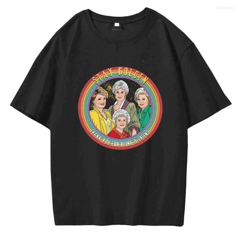 Men's T Shirts The Stay Golden Girls Shirt Vintage TV 80s T-Shirt Women 2023 Summer Pure Cotton Sitcom Print Tee Harajuku Short Sleeve, White1
Men's T Shirts The Stay Golden Girls Shirt Vintage TV 80s T-Shirt Women 2023 Summer Pure Cotton Sitcom Print Tee Harajuku Short Sleeve, White1