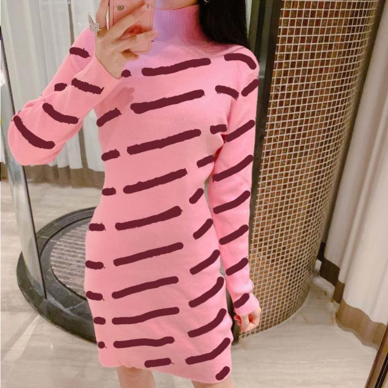 Casual Dresses Women Casual Dress Fashion Letter Classic Pattern Knit Bodycon Dresses Autumn Womens Clothing Long Sleeve 3 Colors Jpluh, Pink
Casual Dresses Women Casual Dress Fashion Letter Classic Pattern Knit Bodycon Dresses Autumn Womens Clothing Long Sleeve 3 Colors Jpluh, Pink