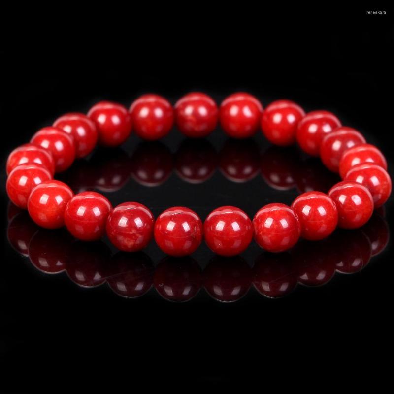 Strand 6/8mm Natural Stone Bracelet Red Coral Jades Beads For Men Women Jewelry Gift Healing Energy
Strand 6/8mm Natural Stone Bracelet Red Coral Jades Beads For Men Women Jewelry Gift Healing Energy