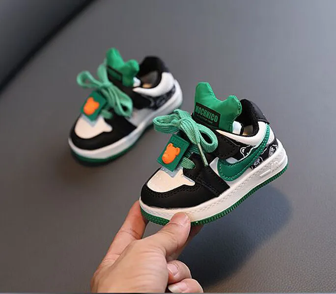 First Walkers Autumn baby girl boy infant casual running shoes soft bottom comfortable stitching color children sneaker for 6M-4T cute, Green
First Walkers Autumn baby girl boy infant casual running shoes soft bottom comfortable stitching color children sneaker for 6M-4T cute, Green