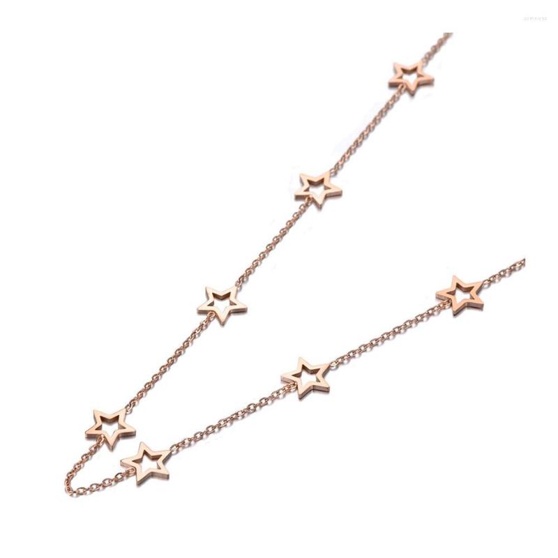 Chains Titanium Stainless Steel CZ Crystal Love Star Choker Necklaces For Women Girls Chic Charm Pendant Necklace N19200
Chains Titanium Stainless Steel CZ Crystal Love Star Choker Necklaces For Women Girls Chic Charm Pendant Necklace N19200