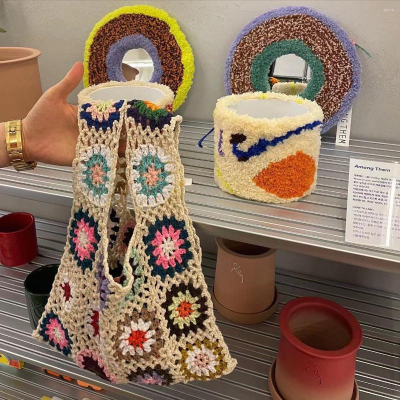 Evening Bags 2023 Cotton Thread Knitted Women Handbags Ladies Net Hollow Out Mini Tote Bag Woman Woven Handle Beach Sets, Beige
Evening Bags 2023 Cotton Thread Knitted Women Handbags Ladies Net Hollow Out Mini Tote Bag Woman Woven Handle Beach Sets, Beige