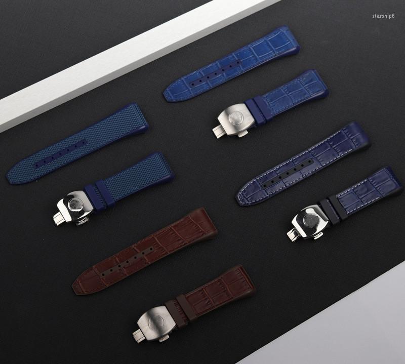 Watch Bands Accessories Strap V45 Wrist Band Waterproof Leather Silicone Rubber Butterfly Buckle Bracelet 28mm
Watch Bands Accessories Strap V45 Wrist Band Waterproof Leather Silicone Rubber Butterfly Buckle Bracelet 28mm