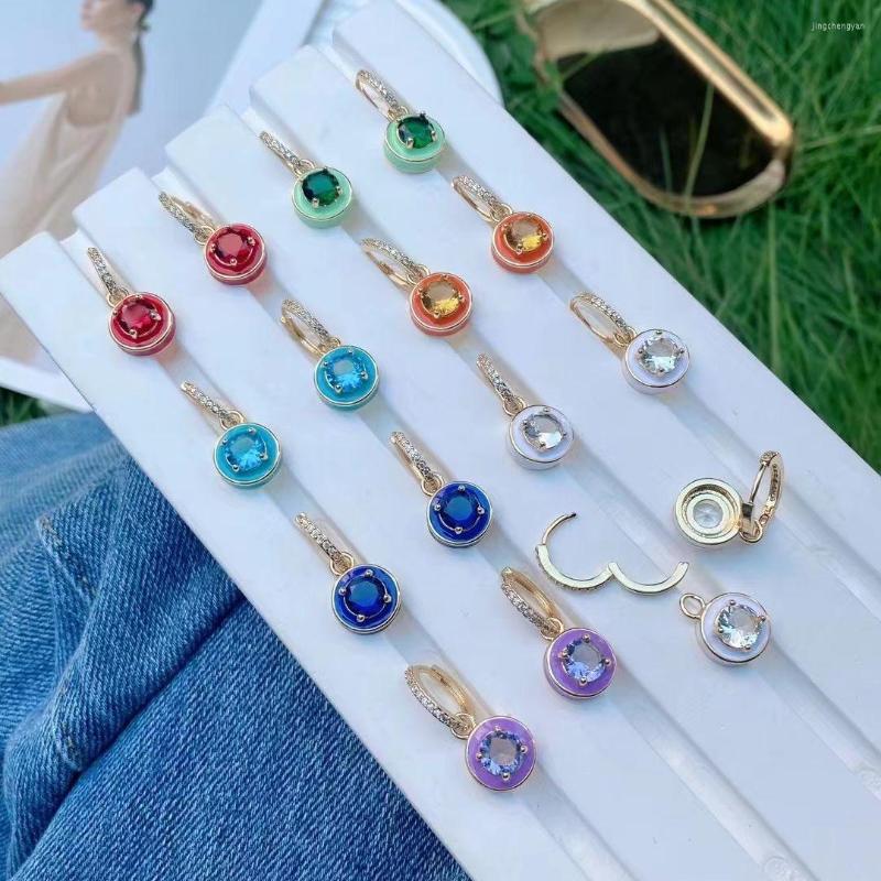 Hoop Earrings 5 Pairs Round Zircon Enamel For Women Korean Girl Jewelry Gifts 2023 Christmas Gift
Hoop Earrings 5 Pairs Round Zircon Enamel For Women Korean Girl Jewelry Gifts 2023 Christmas Gift