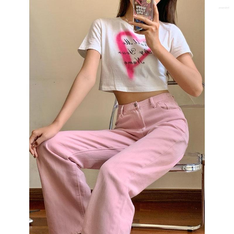 Women' Jeans Pink Full Length Low COTTON Straight Button Casual Y2K Girls Korean Lady Preppy Style
Women' Jeans Pink Full Length Low COTTON Straight Button Casual Y2K Girls Korean Lady Preppy Style