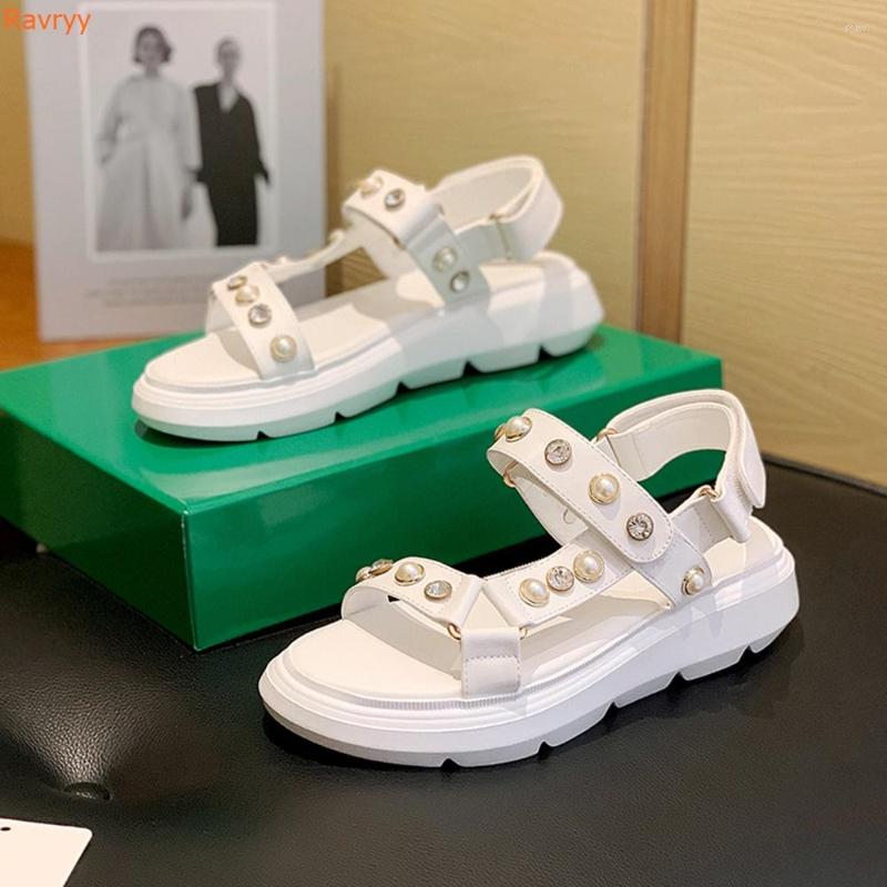 Sandals Pearl Platform Round Toe Flat With Sport Women 2023 Est Summer Back Strap Hook Loop Casual Outdoor Shoes, As photo
Sandals Pearl Platform Round Toe Flat With Sport Women 2023 Est Summer Back Strap Hook Loop Casual Outdoor Shoes, As photo