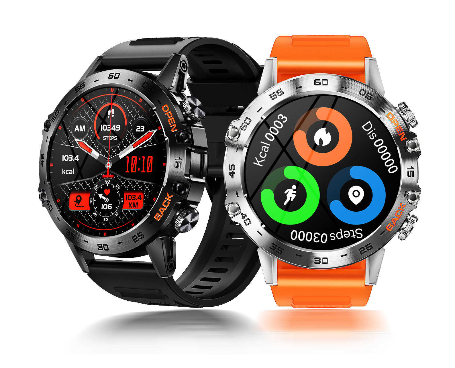Wrist watch K52 Bluetooth call smart ultra-long standby heart rate blood oxygen outdoor three-prevention sports
Wrist watch K52 Bluetooth call smart ultra-long standby heart rate blood oxygen outdoor three-prevention sports