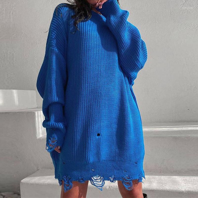 Casual Dresses OMSJ 2023 Fall Winter Selling Solid Loose Knitted Sweater Dress Old Style Hole Sexy Long Sleeve Pullover Female
Casual Dresses OMSJ 2023 Fall Winter Selling Solid Loose Knitted Sweater Dress Old Style Hole Sexy Long Sleeve Pullover Female