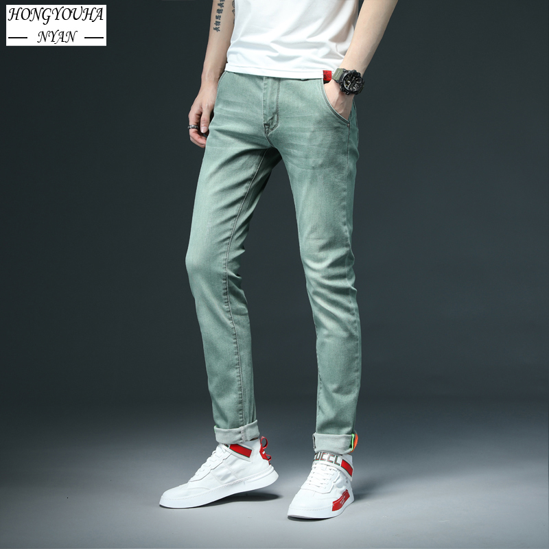 Men's Jeans Blue Man Slim Fit Fashion Denim Pants Men Stretch Solid Color Jeans Male Designer Brand Elastic Straight Trousers Jeans 230313, Light blue
Men's Jeans Blue Man Slim Fit Fashion Denim Pants Men Stretch Solid Color Jeans Male Designer Brand Elastic Straight Trousers Jeans 230313, Light blue