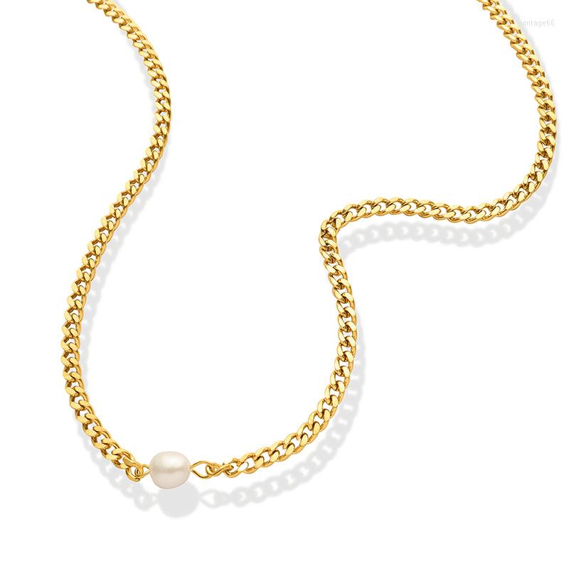 Choker Zalman Natural Pearl Chain Link Necklace For Women Girl Stainless Steel Gold Collar Punk Rock Jewelry
Choker Zalman Natural Pearl Chain Link Necklace For Women Girl Stainless Steel Gold Collar Punk Rock Jewelry