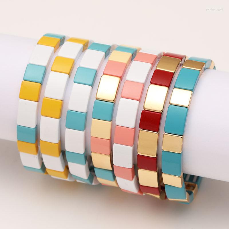 Strand Handmade Friendship Bracelet Braided Stackable Enamel Rainbow Tile Women Fashion Street Bangles Dropship 2023 Jewelry
Strand Handmade Friendship Bracelet Braided Stackable Enamel Rainbow Tile Women Fashion Street Bangles Dropship 2023 Jewelry
