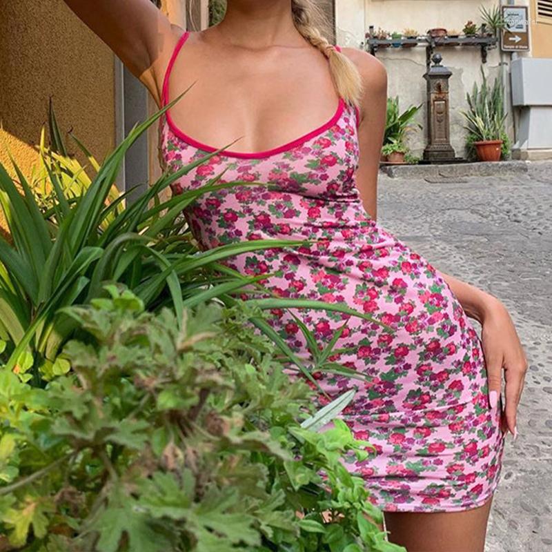 Casual Dresses Ladies Cute Basic Flower Printed Tight Suspenders 2023 Sleeveless Open Back Trendy Low Neck Summer Dress Clubwear, Pink
Casual Dresses Ladies Cute Basic Flower Printed Tight Suspenders 2023 Sleeveless Open Back Trendy Low Neck Summer Dress Clubwear, Pink