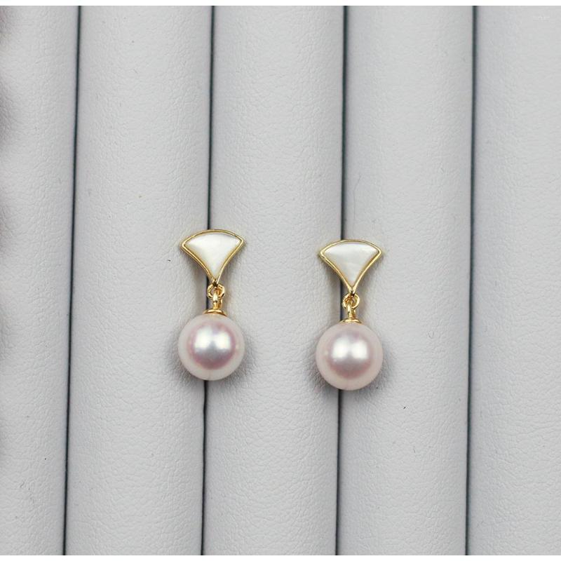 Stud Earrings MADALENA SARARA 7-7.5mm Saltwater Pearl Sakura Pink Akoya S925 Luxury Elegant Jewelry
Stud Earrings MADALENA SARARA 7-7.5mm Saltwater Pearl Sakura Pink Akoya S925 Luxury Elegant Jewelry