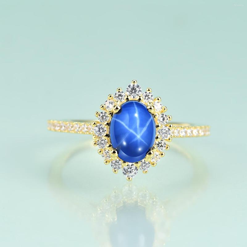 Cluster Rings Gem's Beauty Oval Cut Lab Star Sapphire Solitaire 925 Silver Fine Jewelry For Women 14K Gold Filling Sterling
Cluster Rings Gem's Beauty Oval Cut Lab Star Sapphire Solitaire 925 Silver Fine Jewelry For Women 14K Gold Filling Sterling