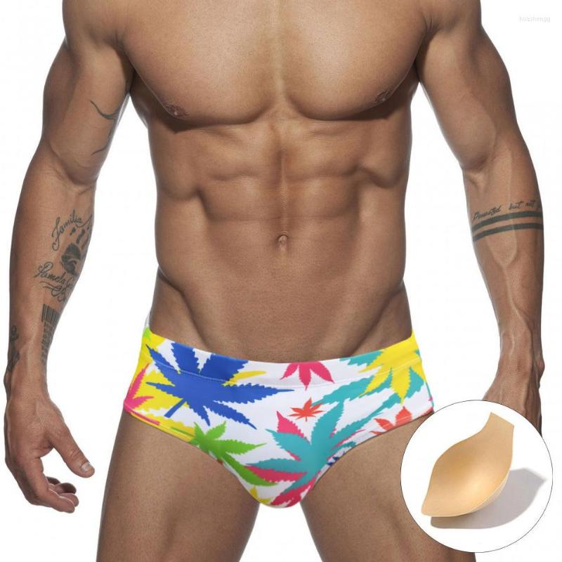 Men's Swimwear Colored Leaves Bikini Men Swimming Briefs Sexy Push Up Pad Male Swimsuit Man Swim Trunk UXH Beach Surf Sport Suits, Leaves no pad
Men's Swimwear Colored Leaves Bikini Men Swimming Briefs Sexy Push Up Pad Male Swimsuit Man Swim Trunk UXH Beach Surf Sport Suits, Leaves no pad
