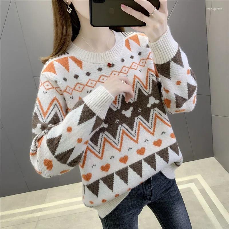 Women' Sweaters Autumn Winter Women Pullover Sweater Fashion Ound Neck Color Matching Casual Knitted Jumper Female Long Sleeve Blous, Red
Women' Sweaters Autumn Winter Women Pullover Sweater Fashion Ound Neck Color Matching Casual Knitted Jumper Female Long Sleeve Blous, Red