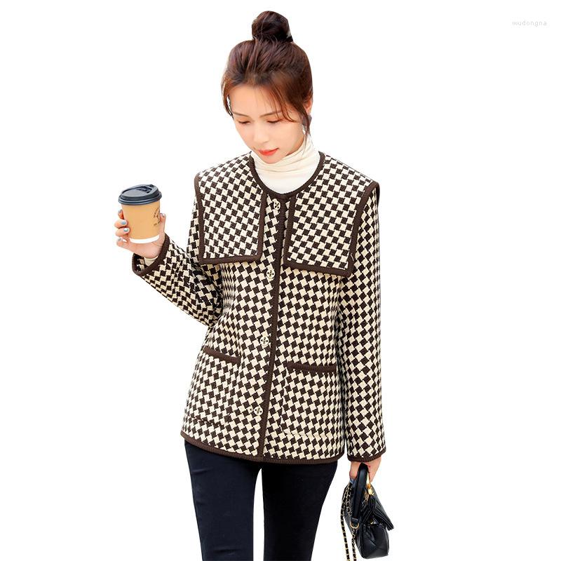 Women' Wool Autumn Winter Women Plaid Woolen Coats 2023 Fashion Single-Breasted Mid Long Coat Women' Casual Loose Ladies Jackets, Brown
Women' Wool Autumn Winter Women Plaid Woolen Coats 2023 Fashion Single-Breasted Mid Long Coat Women' Casual Loose Ladies Jackets, Brown