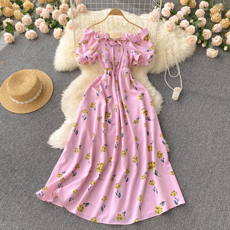 Casual Dresses ZCWXM Summer Chiffon French Style Dress Women Slash Neck Vacation Elastic Waist Elegant Party Slim A Line Long, Sky blue
Casual Dresses ZCWXM Summer Chiffon French Style Dress Women Slash Neck Vacation Elastic Waist Elegant Party Slim A Line Long, Sky blue