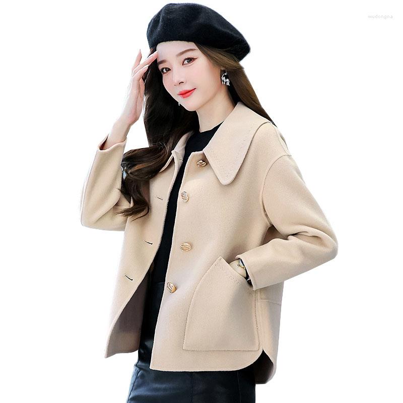 Women's Wool 2023 Fashion Autumn Winter Jacket Women Coat Woolen Female Korean Loose Short Ladies Jackets Overcoat Coats Tops, Black
Women's Wool 2023 Fashion Autumn Winter Jacket Women Coat Woolen Female Korean Loose Short Ladies Jackets Overcoat Coats Tops, Black