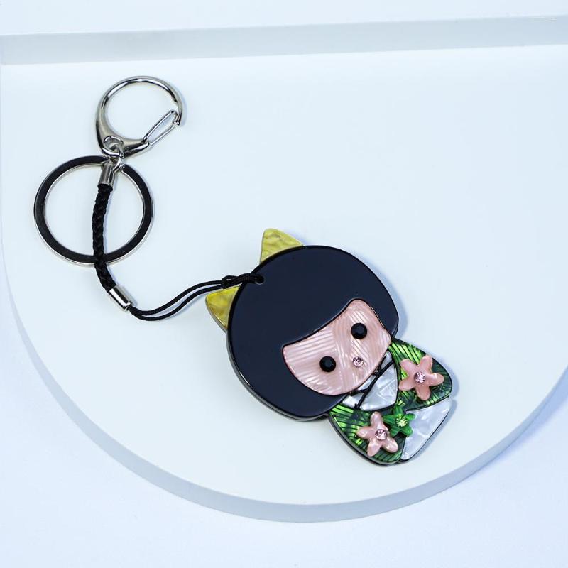 Keychains Fashion Handmade Arcylic Keychain Human Girl Pendant Stainless Steel Key Ring Chain For Women Kids Gifts Wholesale
Keychains Fashion Handmade Arcylic Keychain Human Girl Pendant Stainless Steel Key Ring Chain For Women Kids Gifts Wholesale