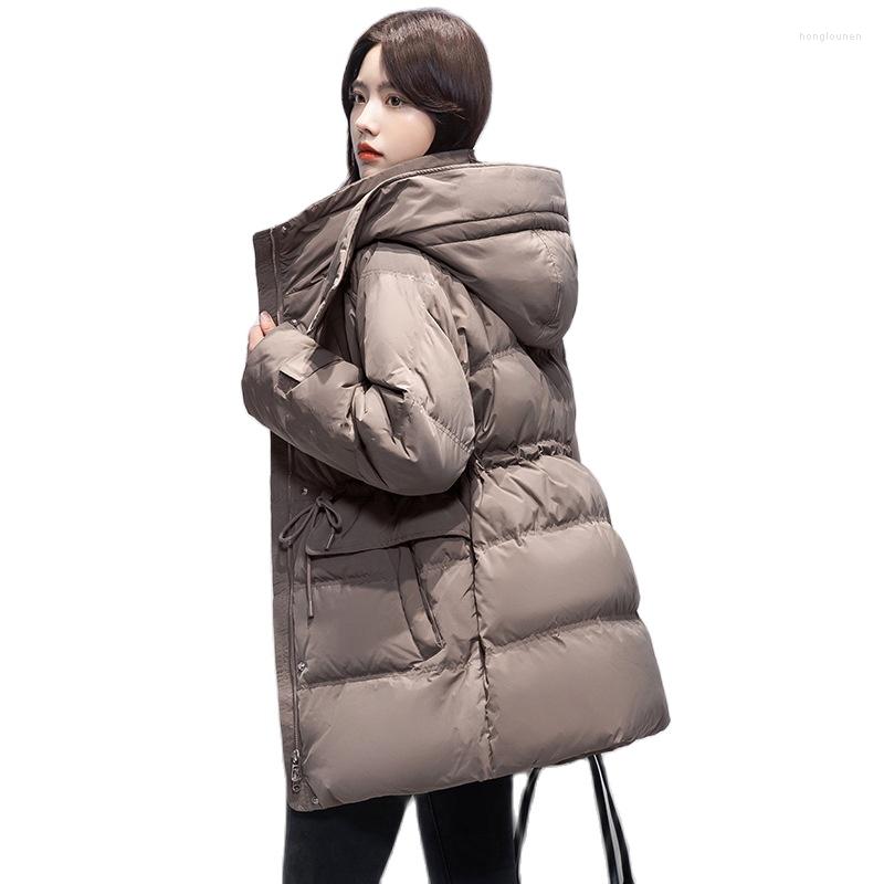 Women' Trench Coats 2023 Women' Parkas Jacket Hooded Mid-length Korean Down Cotton Female Warm Thicken Loose Padded Coat Outwear, Brown
Women' Trench Coats 2023 Women' Parkas Jacket Hooded Mid-length Korean Down Cotton Female Warm Thicken Loose Padded Coat Outwear, Brown