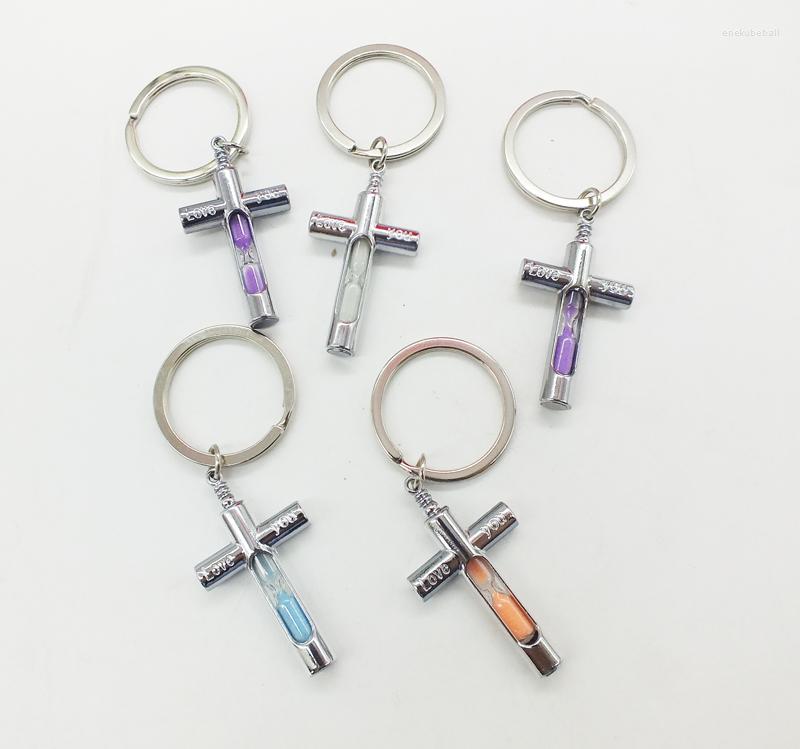 Keychains 100PCS High Quality Cross Hourglass Keychain Creative Cute Male And Female Car Key Chain Metal Ring Pendant
Keychains 100PCS High Quality Cross Hourglass Keychain Creative Cute Male And Female Car Key Chain Metal Ring Pendant