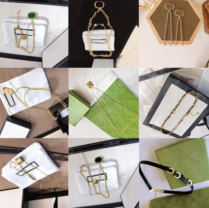 Classical Women Luxury Designer Necklace Choker Pendant Chain Stainless Steel Letter Necklaces Wedding Jewelry Accessories 2Colors
Classical Women Luxury Designer Necklace Choker Pendant Chain Stainless Steel Letter Necklaces Wedding Jewelry Accessories 2Colors