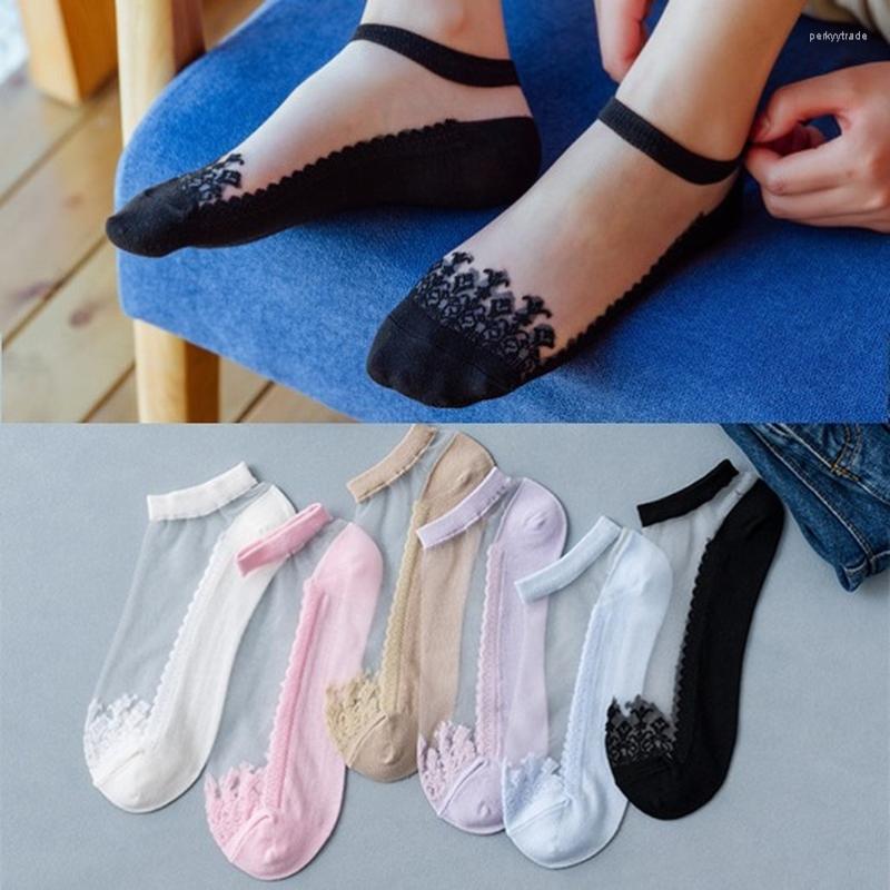 Women Socks 6 Pairs Of 6-color Women's Summer Flower Lace Ankle Soft Silk Thin Section Transparent Solid Color Cute
Women Socks 6 Pairs Of 6-color Women's Summer Flower Lace Ankle Soft Silk Thin Section Transparent Solid Color Cute