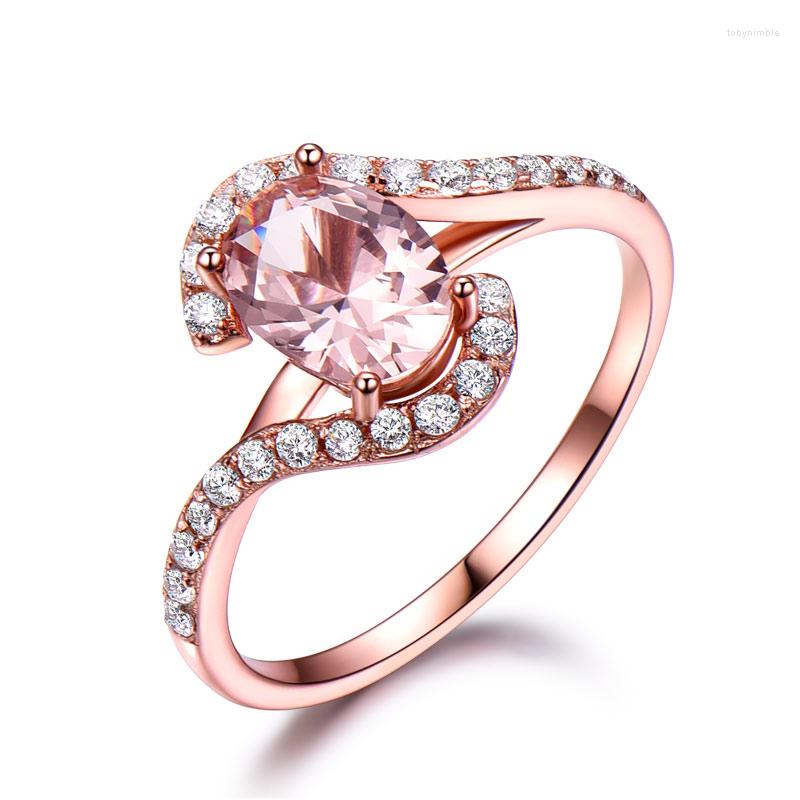 Cluster Rings 925 Sterling Silver Pink Nano Morganite Blue White Zircon Ring Vintage Ladies Fashion Jewelry Wedding Engagement
Cluster Rings 925 Sterling Silver Pink Nano Morganite Blue White Zircon Ring Vintage Ladies Fashion Jewelry Wedding Engagement