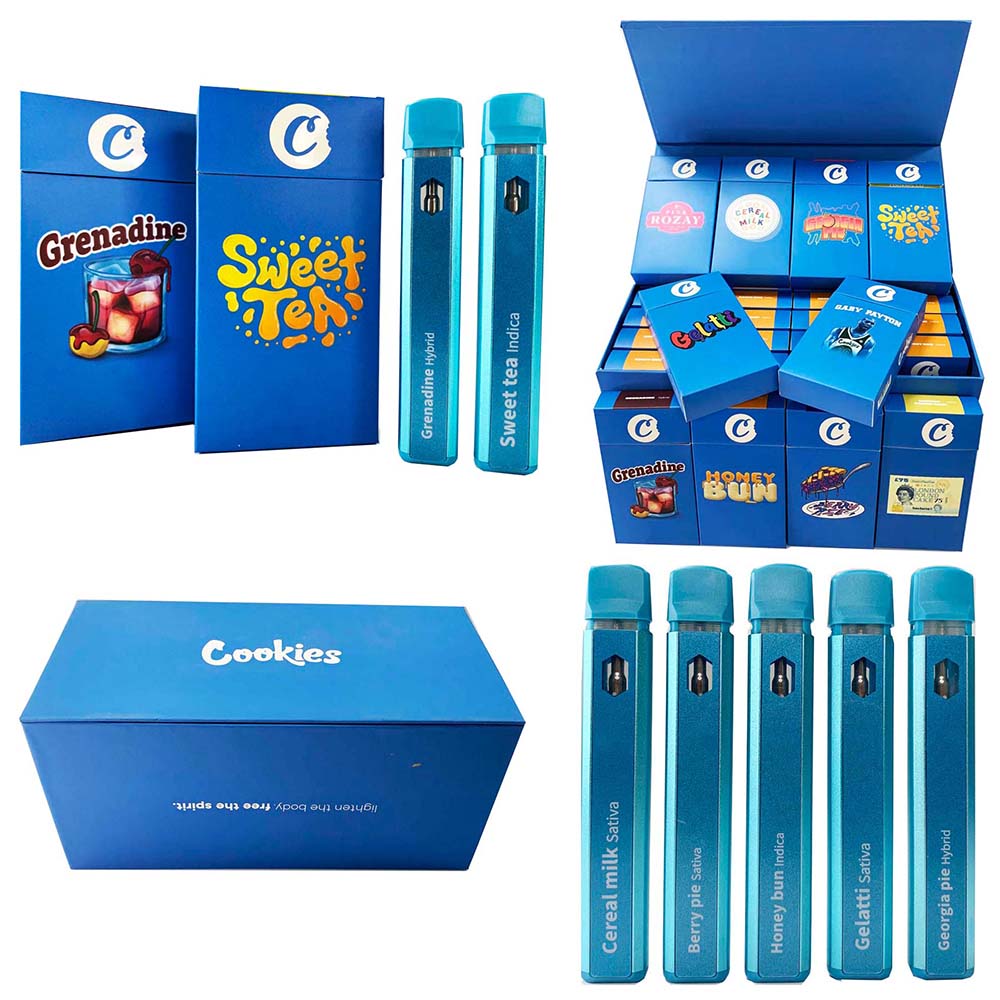 Up-to-date Cookies Disposable Vape Pens E cigarettes Starter kit 360mAh Rechargeable Battery 1.0ml Empty Vaporizer cartridges ceramic coil pods with packaging
Up-to-date Cookies Disposable Vape Pens E cigarettes Starter kit 360mAh Rechargeable Battery 1.0ml Empty Vaporizer cartridges ceramic coil pods with packaging
