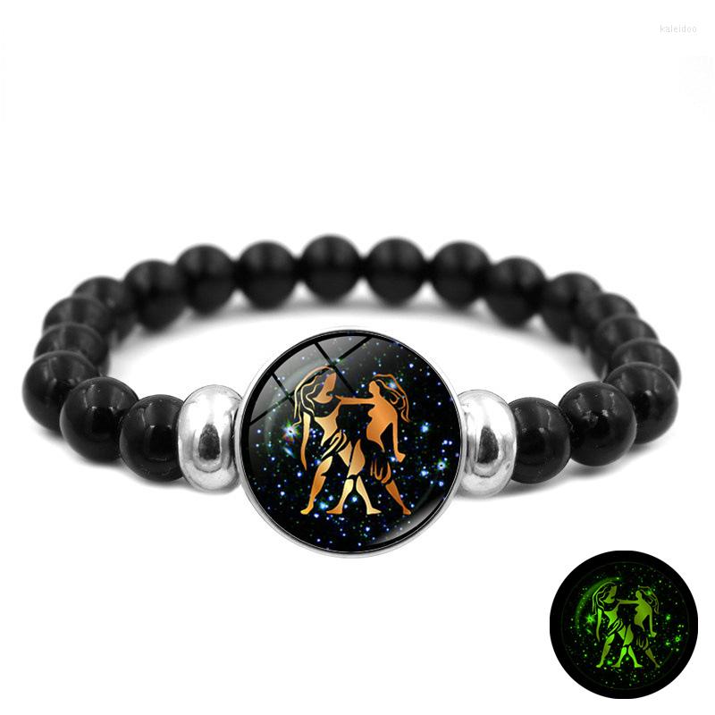 Charm Bracelets Luminous 12 Constellation Beaded Bracelet For Men Women Jewelry Birthday Gifts Fashion Elastic Black String Beads
Charm Bracelets Luminous 12 Constellation Beaded Bracelet For Men Women Jewelry Birthday Gifts Fashion Elastic Black String Beads