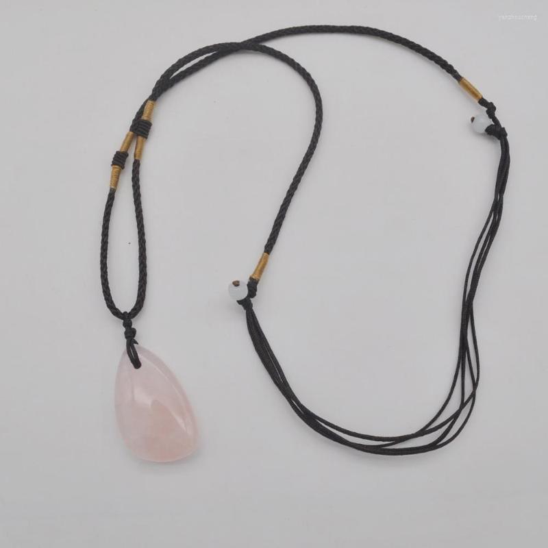 Pendant Necklaces Rose Crystal Stone Adjustable Nylon Rope Braid Necklace Jewelry For Gift F451
Pendant Necklaces Rose Crystal Stone Adjustable Nylon Rope Braid Necklace Jewelry For Gift F451