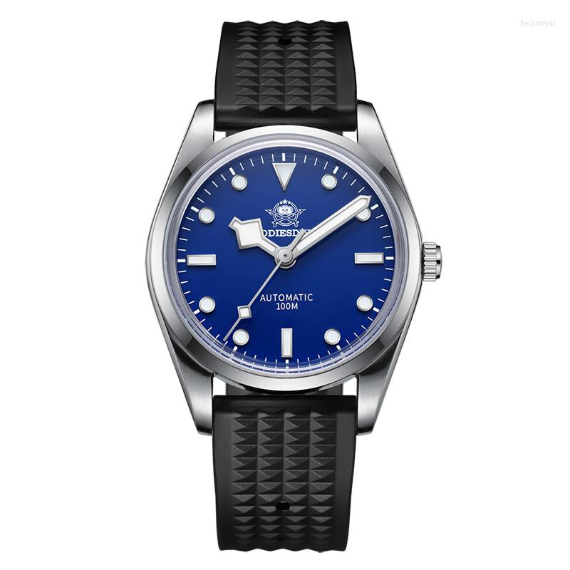 Wristwatches ADDIES Men Automatic Watch 38mm Luxury Watches Mechanical Wristwatch 100M Waterproof BGW-9 Luminous Sapphire NH35 Rubber Strap, Blue dial
Wristwatches ADDIES Men Automatic Watch 38mm Luxury Watches Mechanical Wristwatch 100M Waterproof BGW-9 Luminous Sapphire NH35 Rubber Strap, Blue dial