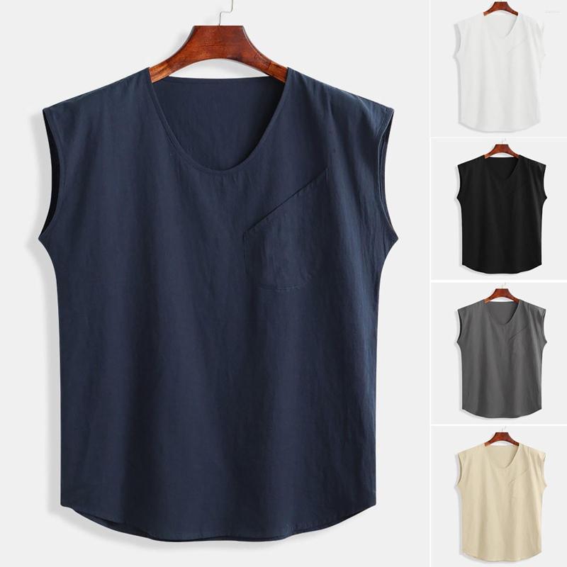 Men's Tank Tops Men's Baggy Cotton Linen Solid Pocket Sleeveless O-Neck Vest Blouses Mens, Black
Men's Tank Tops Men's Baggy Cotton Linen Solid Pocket Sleeveless O-Neck Vest Blouses Mens, Black